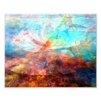 Impression Photo Beau Art Sous-Marin Inspirant