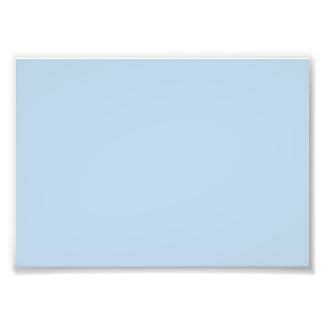 Impression Photo Beau bleu (couleur solide) (Devant)