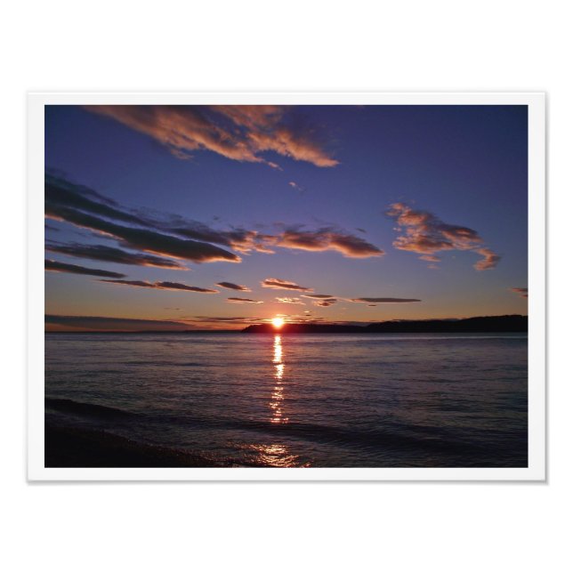 Impression Photo Beau coucher de soleil (Devant)