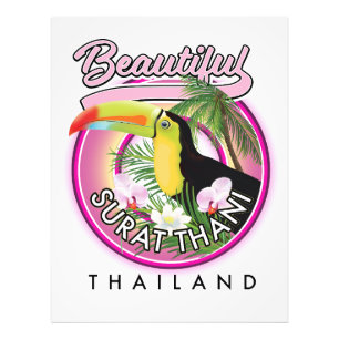 Impression Photo Beau logo de Surat Thani thaïlande