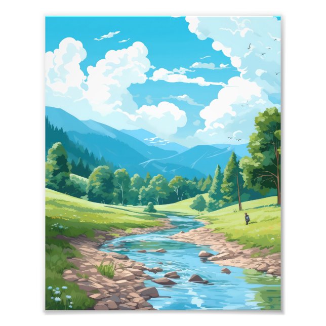 Impression Photo Beau Paysage (Devant)