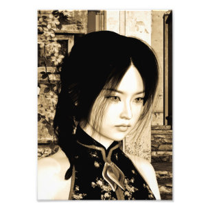 Impression Photo Beauté asiatique