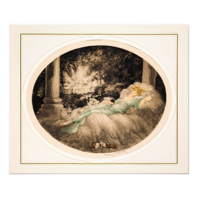 Impression Photo Beauté dormante par Louis Icart (Devant)