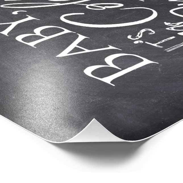 Impression Photo Bébé C'est froid dehors Bar à boisson chaude Signa (Coin)