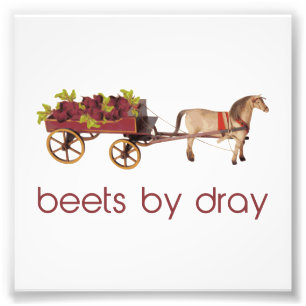 Impression Photo Beets by Horse Drawn Dray
