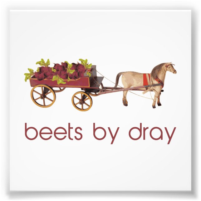 Impression Photo Beets by Horse Drawn Dray (Devant)