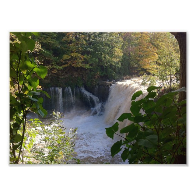 Impression Photo Belle cascade estivale (Devant)