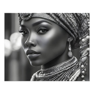 Impression Photo Belle femme africaine
