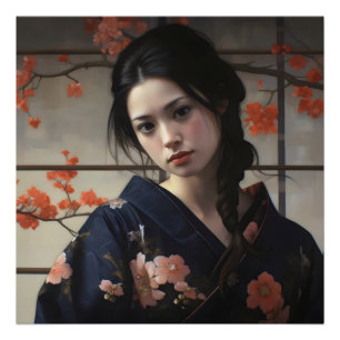 Impression Photo Belle fille asiatique