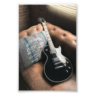 Impression Photo Belle guitare acoustique