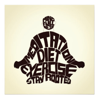 Impression Photo Belle Méditation de motivation murale art