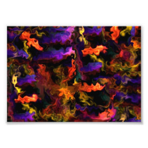 Impression Photo Bénédiction Abstraite vive de guérison 55,4