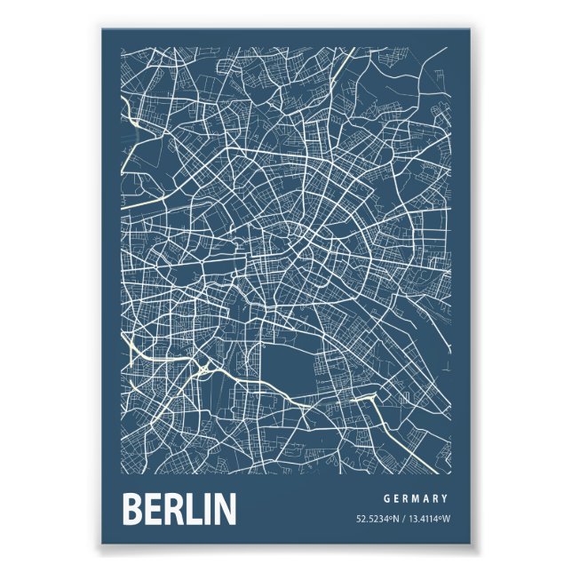 Impression Photo Berlin - Schéma directeur général (Devant)