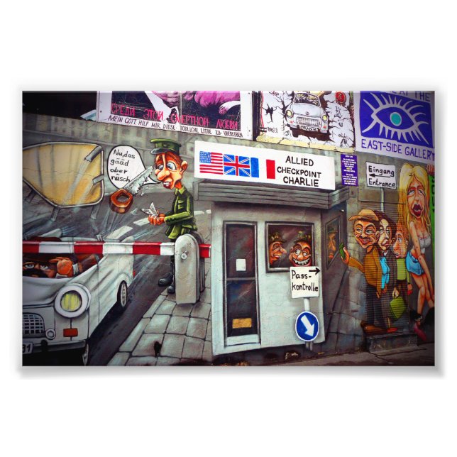 Impression Photo Berlin Wall Graffiti Art Street Art Allemagne (Devant)