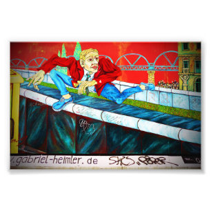 Impression Photo Berlin Wall Graffiti Art Street Art Allemagne