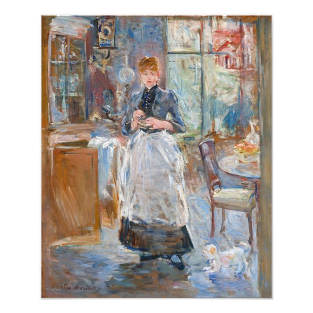 Impression Photo Berthe Morisot - Dans la salle à manger (Devant)