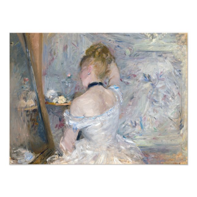 Impression Photo Berthe Morisot - Femme à sa Toilette (Devant)
