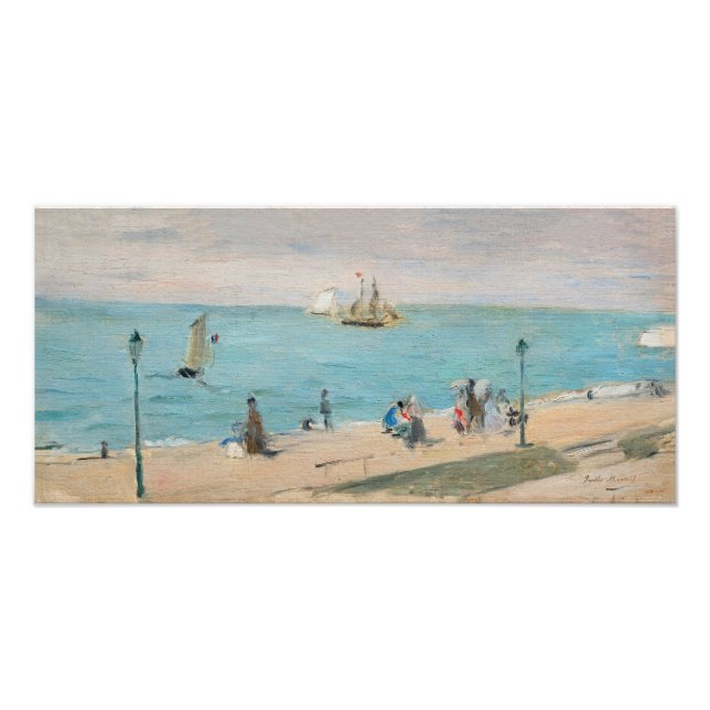 Impression Photo Berthe Morisot - Sur la plage, Les Petites-Dalles (Devant)
