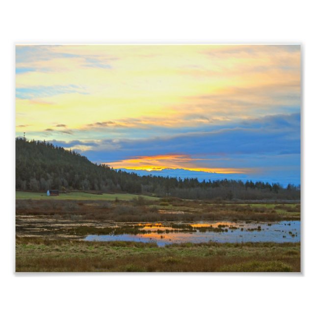Impression Photo Bessner Barn - Vallée de Guemes - Île de Guemes (Devant)
