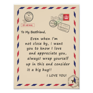 Impression Photo Bestfriend Giant  À Mon Bestami Je T'Aime