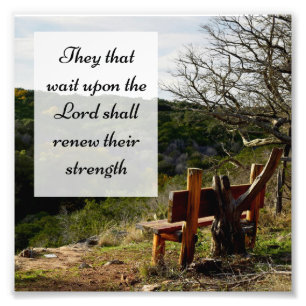 Impression Photo Bible Verse Encouragement Écriture Pittoresque