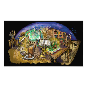 Impression Photo Bibliothèque des rêves vivants Imprimer