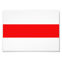 Biélorussie : le symbole rouge white revolution f
