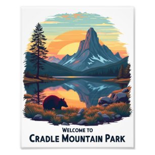 Impression Photo Bienvenue à Cradle Mountain National Australian