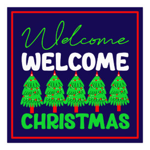 Impression Photo Bienvenue Noël-85600