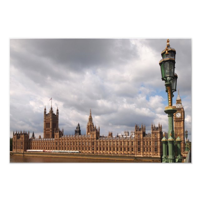 Impression Photo Big Ben et le Parlement à Londres (Devant)