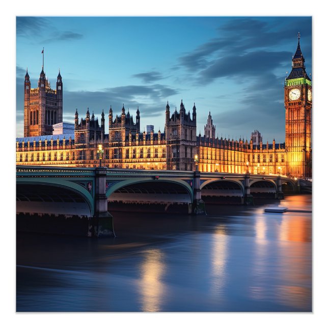 Impression Photo Big Ben, Londres. (Devant)