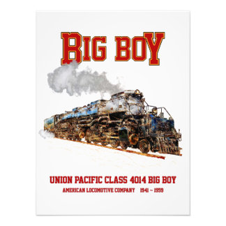 Impression Photo Big Boy Train à vapeur Vintage Locomotive américai