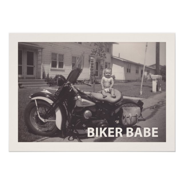 Impression Photo biker (Devant)