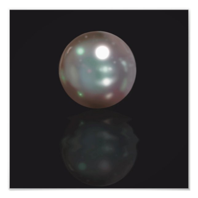 Impression Photo Birthstone Pearl Juin (Devant)