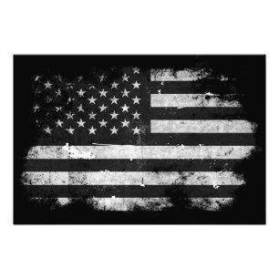 Impression Photo Black and White Grunge