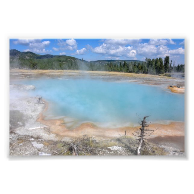 Impression Photo Black Diamond Pool, Yellowstone National Park (Devant)