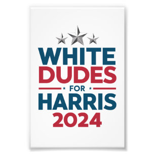 Impression Photo Blancs pour Harris-Élection 2024