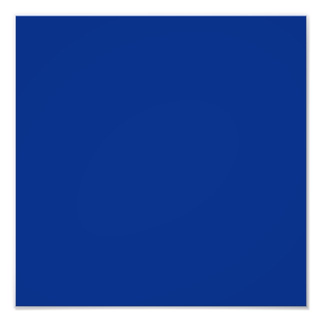 Impression Photo Bleu du Nebraska (Devant)