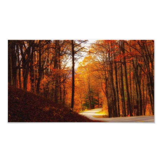 Impression Photo Bleu Ridge Parkway Fall (Devant)
