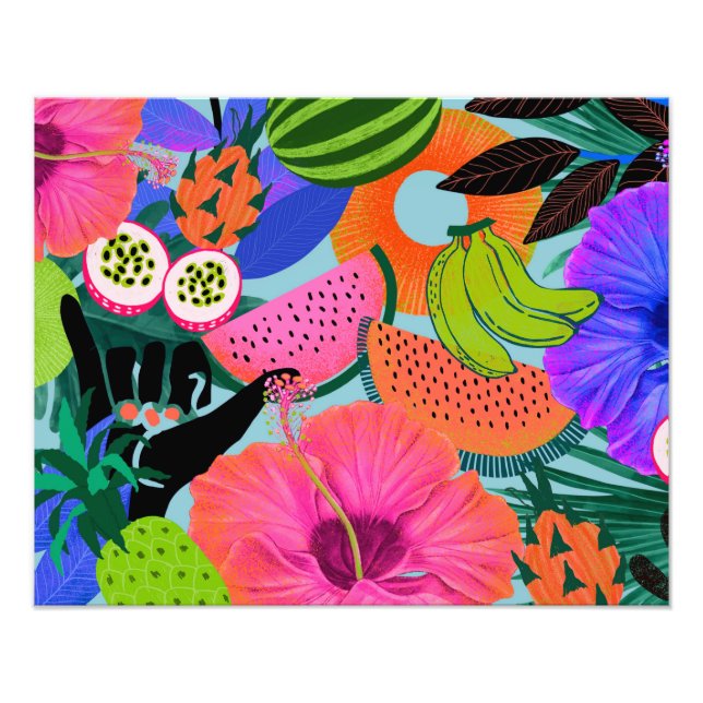 Impression Photo Bliss tropicaux (Devant)