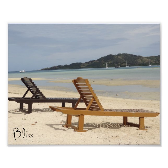 Impression Photo Blisse sur une île tropicale (Devant)
