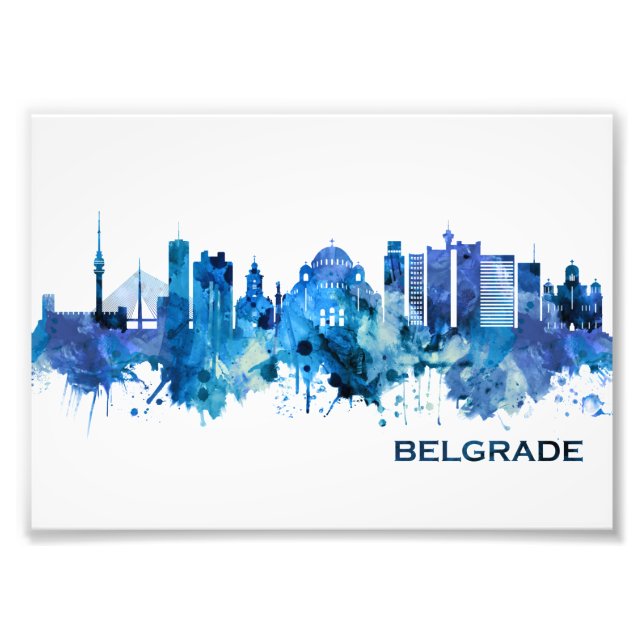 Impression Photo Blue de Belgrade (Devant)