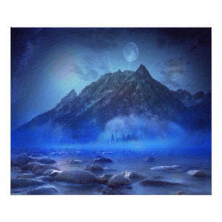 Impression Photo Blue Mist Rising par M.A