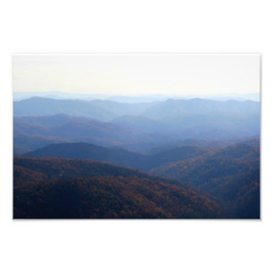 Impression Photo Blue Ridge Mountains, la Caroline du Nord
