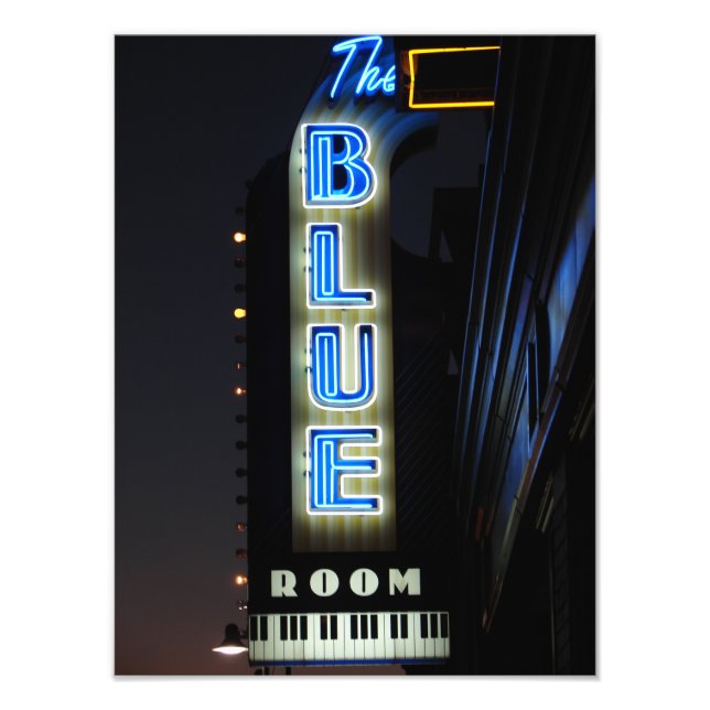 Impression Photo Blue Room Jazz Club à Kansas City (Devant)