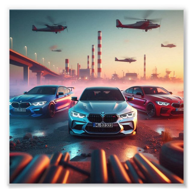 Impression Photo BMW voitures extraordinaire super belle affiche (Devant)