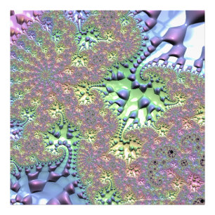 Impression Photo Boho Hippie Groovy Brillant Coloré Arc-en-ciel Fra