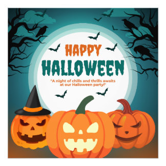 Impression Photo Bonne affiche d'Halloween !