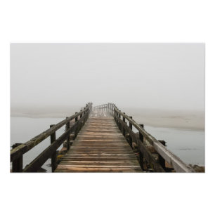 Impression Photo Bonne passerelle de plage de port dans le
