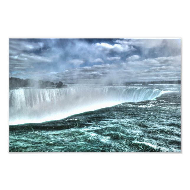 Impression Photo Bordure de Niagara Falls (Devant)